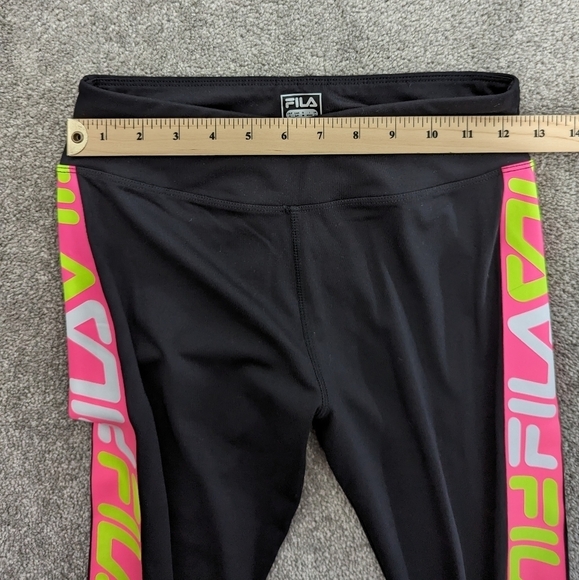 FILA cropped women's black legging Small - Picture 5 of 8